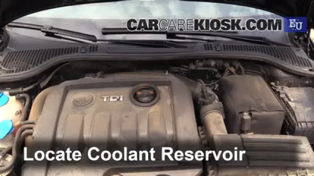 2011 Skoda Octavia TDI CR 2.0L 4 Cyl. Turbo Diesel Coolant (Antifreeze) Check Coolant Level
